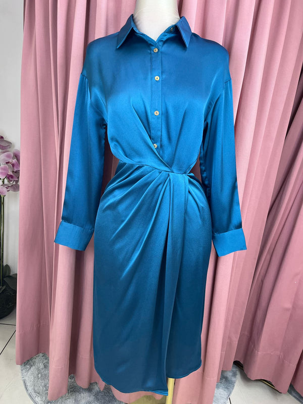 Vestido Azul Cobalto