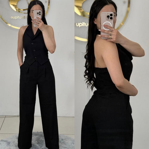 Set Chaleco Halter