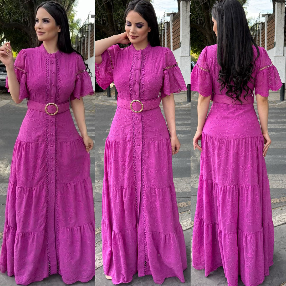 Vestido Magenta