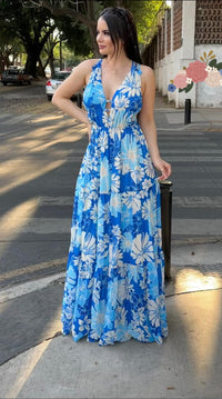 Azul Cruce espalda