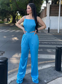 Set Corsette Azul