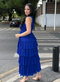 Vestido Pastelones Azul