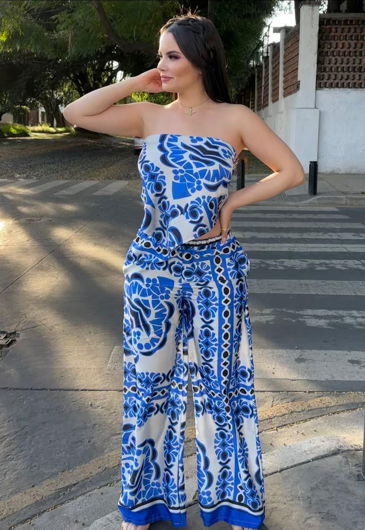 Set Pantalon Estampado