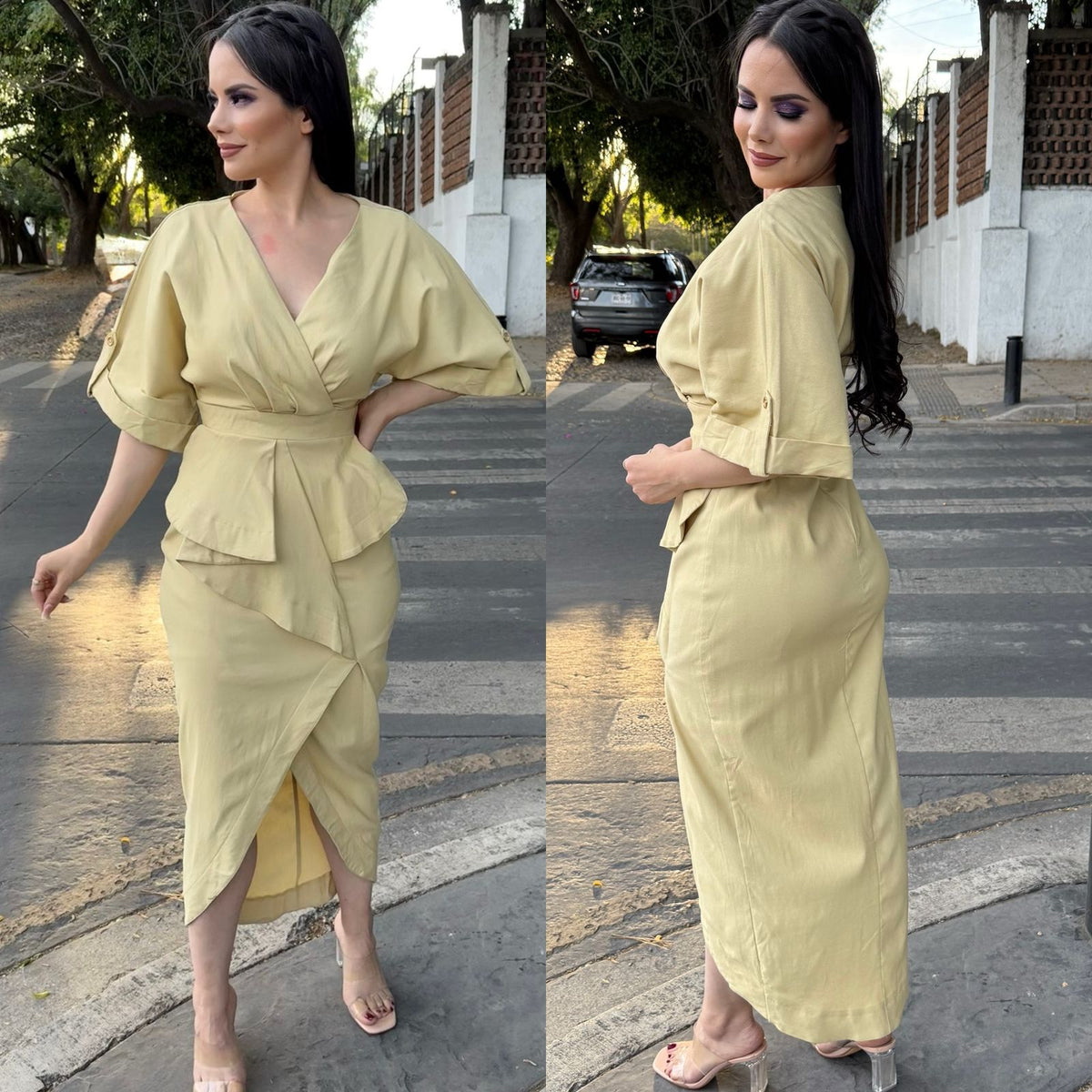 Vestido Beige