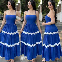 Vestido Tiara Azul