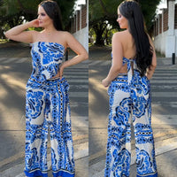 Set Pantalon Estampado