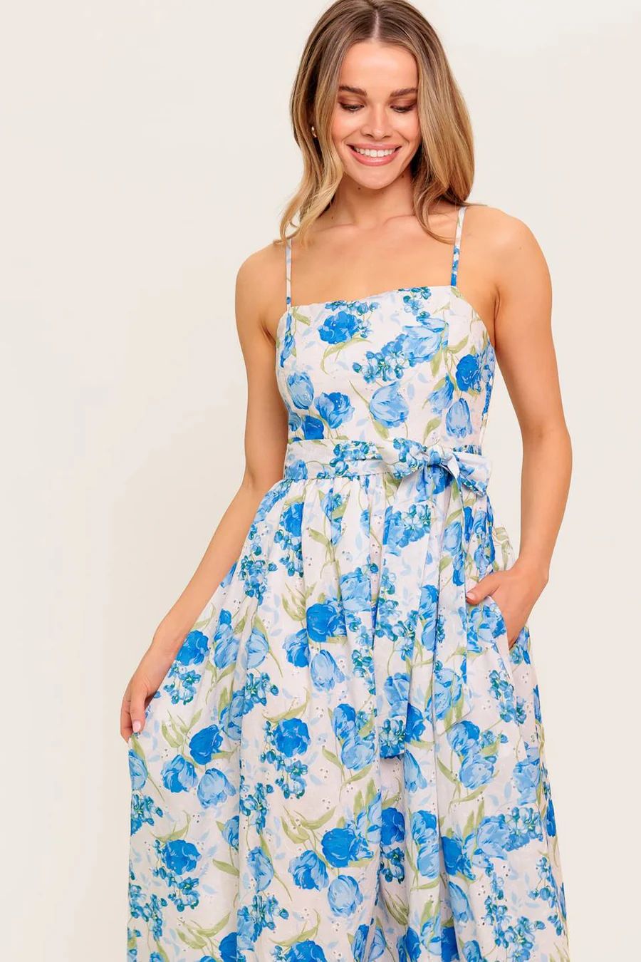 Floreado Azul