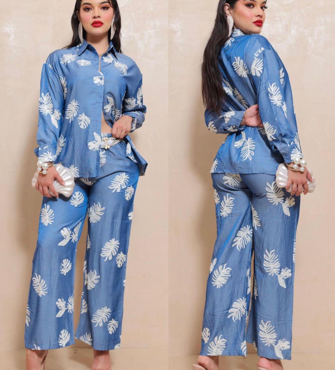 Set pantalon Hoja