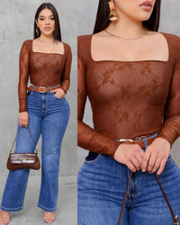 pantiblusa Encaje