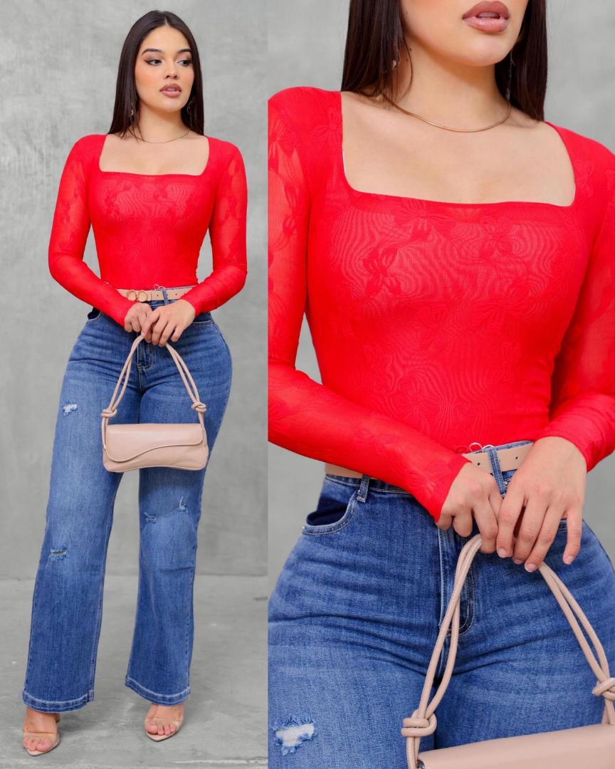 pantiblusa Encaje