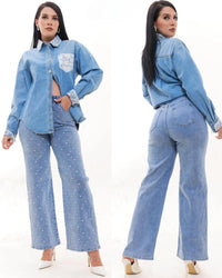 Pantalon Mezclilla