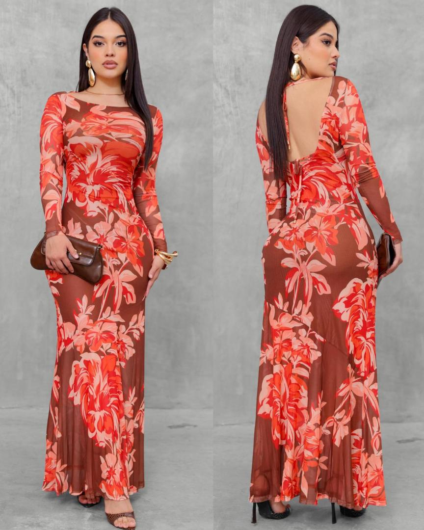 Rojo Estampado