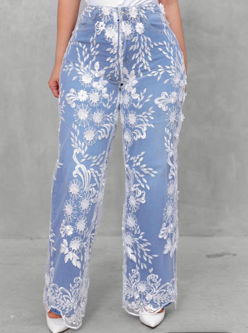 Pantalon Bordado