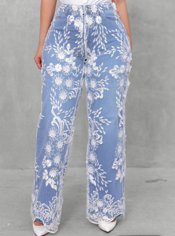 Pantalon Bordado