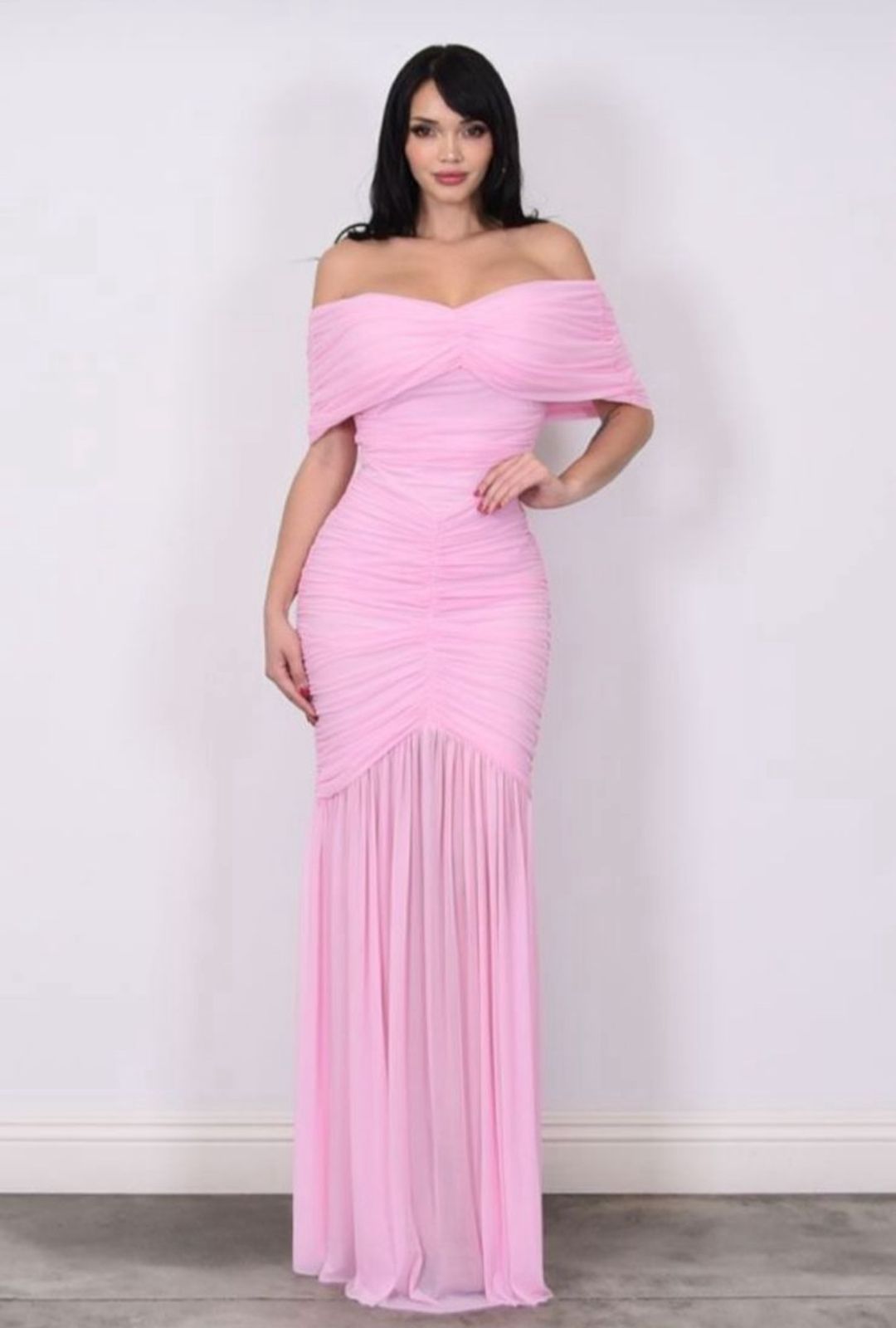 Vestido Rosa Pastel