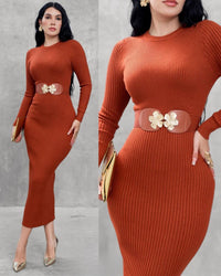 Vestido Sueter cinto