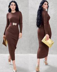 Vestido Sueter cinto