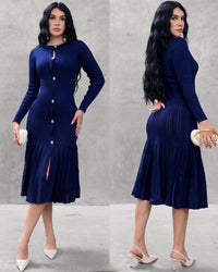 Vestido Sueter Boton