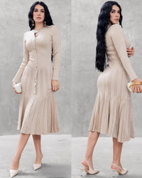 Vestido Sueter Boton