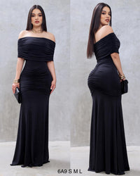 Vestido s hombros