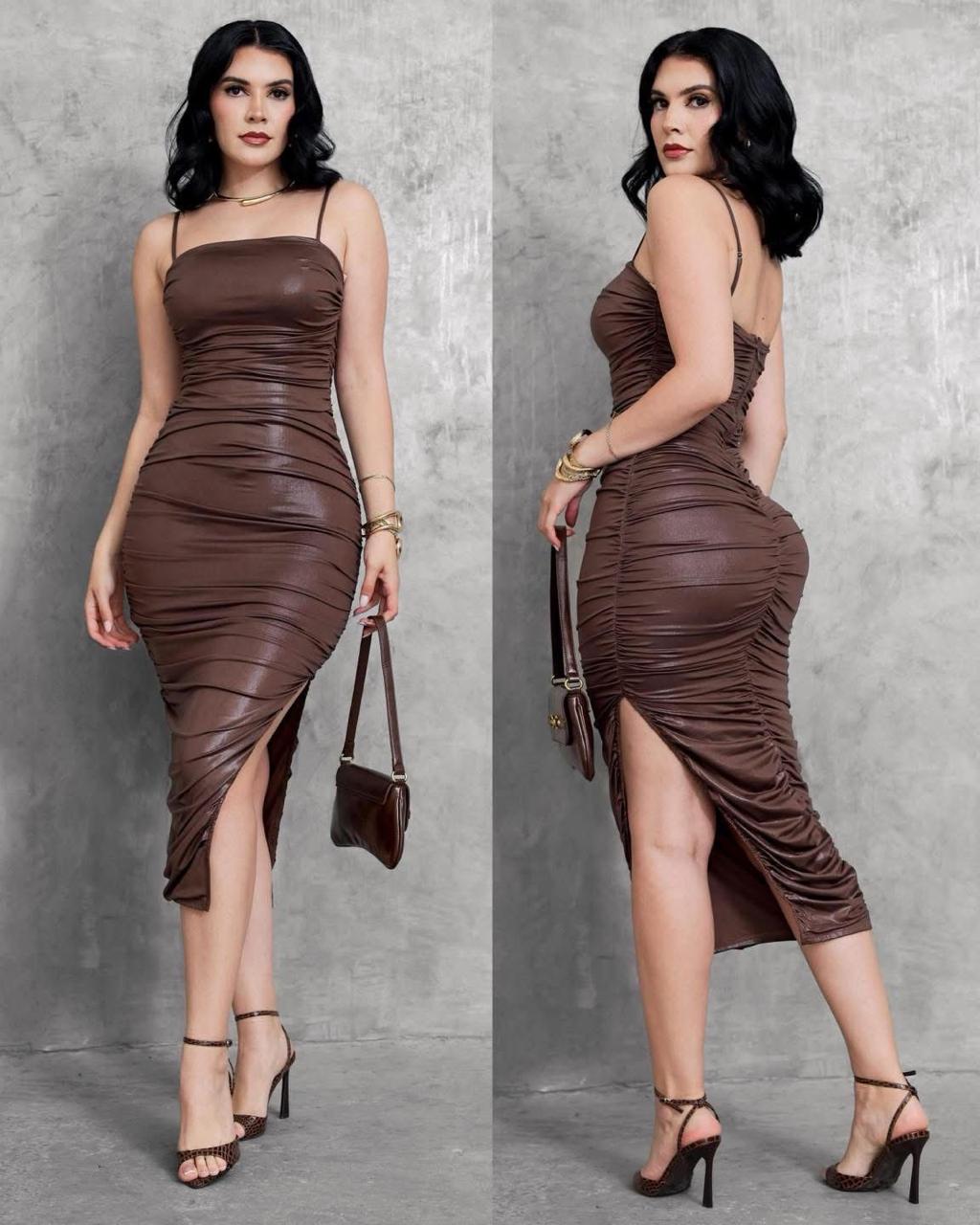 Vestido Pegado Cafe