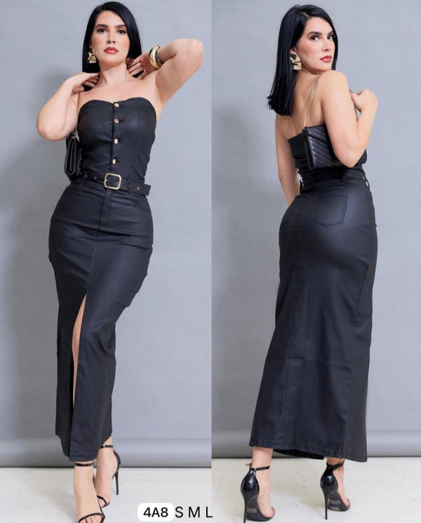Vestido Vinipiel