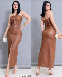 Vestido Vinipiel