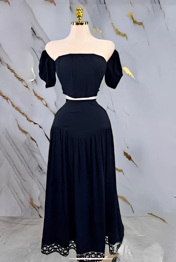 Set Negro Falda