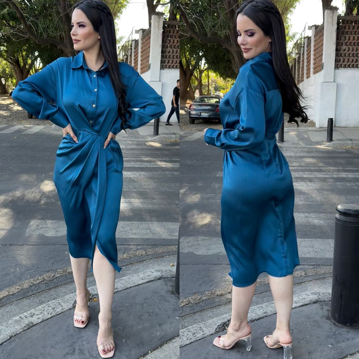 Vestido Azul Cobalto