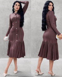 Vestido Sueter Boton
