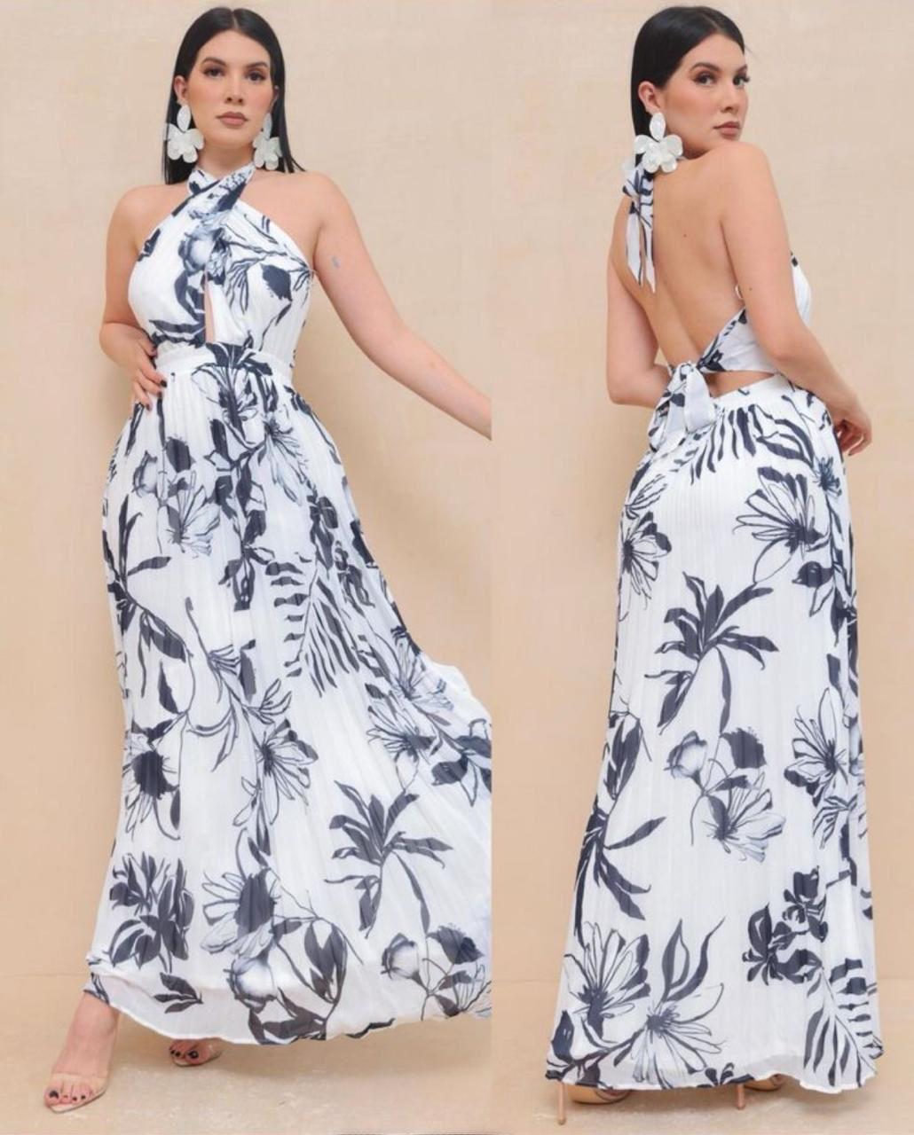 Halter Floreado