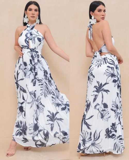 Halter Floreado