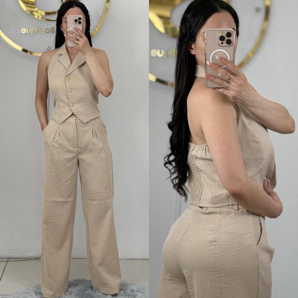 Set Chaleco Halter