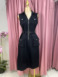 Vestido Tipo Gabardina