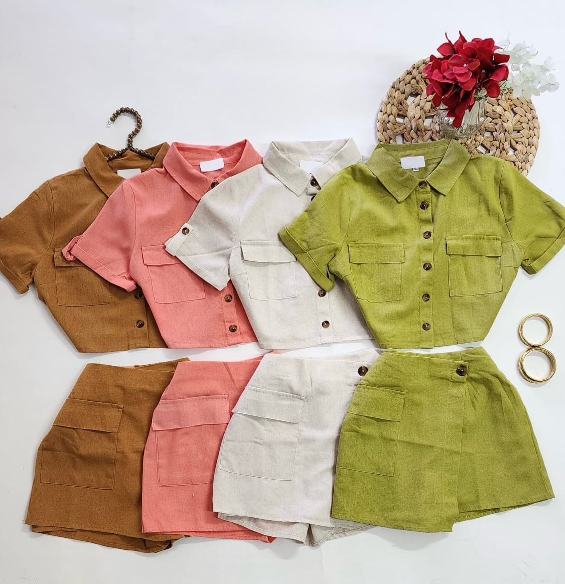 Set Falda Short